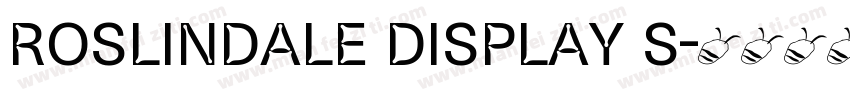 Roslindale Display S字体转换